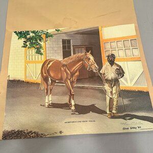 Gene Gray Secretarit and "Snow" Fields Limited Edition Signed Print 866